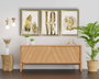 Wallity Conjunto de 3 Cuadros Decorativos Enmarcados en MDF, 38 x 53 cm